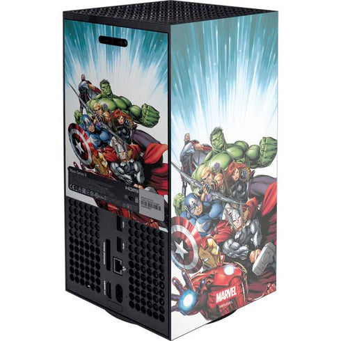 Marvel Avengers Team XBox Series X Digital Edition Console Skin