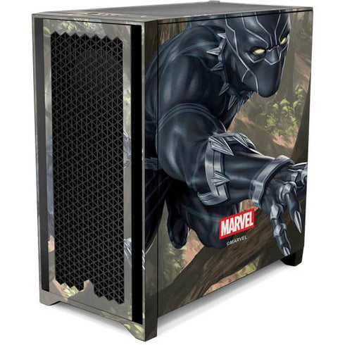 Marvel Black Panther In the Jungle Corsair 4000D Tempered Glass Mid-Tower ATX Case Skin