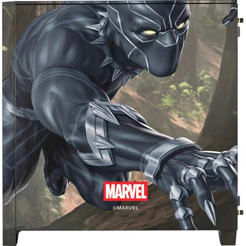 Marvel Black Panther In the Jungle Corsair 4000D Tempered Glass Mid-Tower ATX Case Skin