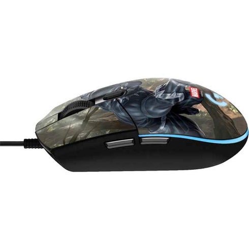Marvel Black Panther In the Jungle G203 Prodigy RGB Wired Gaming Mouse Skin