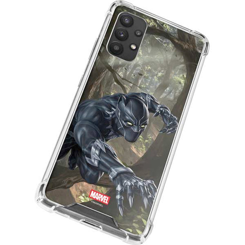 Marvel Black Panther In the Jungle Galaxy A32 5G Clear Case