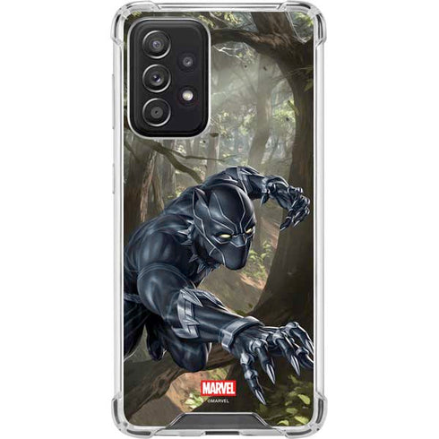 Marvel Black Panther In the Jungle Galaxy A52 5G Clear Case