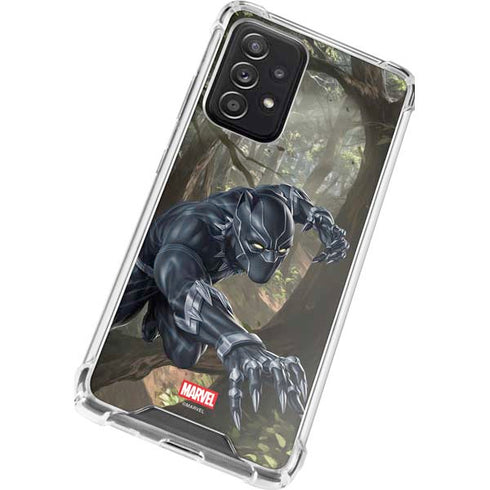 Marvel Black Panther In the Jungle Galaxy A72 5G Clear Case