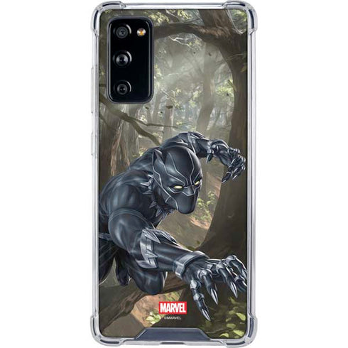 Marvel Black Panther In the Jungle Galaxy S20 FE Clear Case