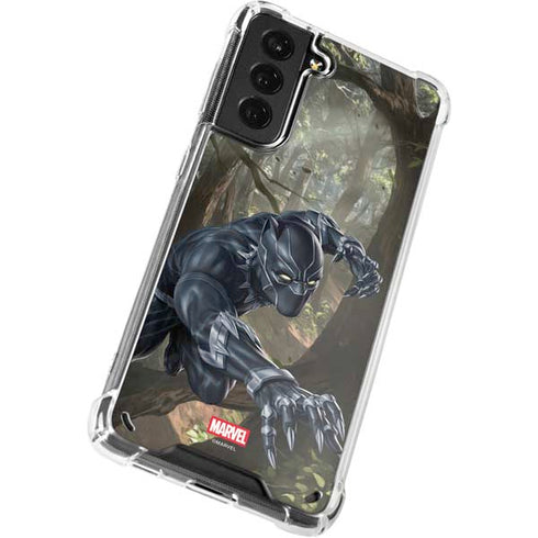 Marvel Black Panther In the Jungle Galaxy S21 Plus 5G Clear Case