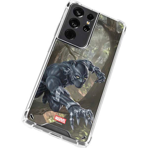 Marvel Black Panther In the Jungle Galaxy S21 Ultra 5G Clear Case