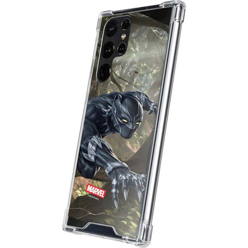 Marvel Black Panther In the Jungle Galaxy S22 Ultra Clear Case
