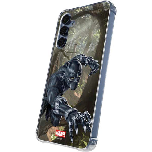 Marvel Black Panther In the Jungle Galaxy S24 Clear Case
