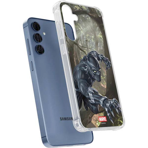 Marvel Black Panther In the Jungle Galaxy S24 Clear Case