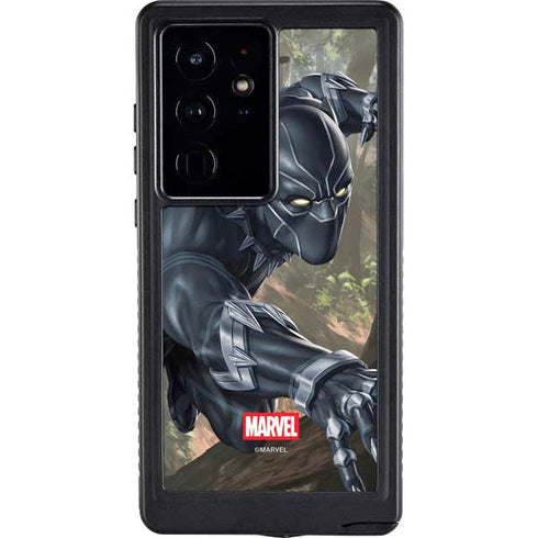 Marvel Black Panther In the Jungle Galaxy S24 Ultra Waterproof Case