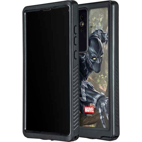 Marvel Black Panther In the Jungle Galaxy S24 Ultra Waterproof Case