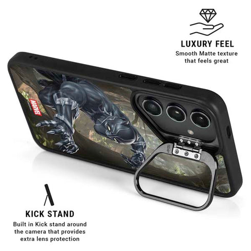 Marvel Black Panther In the Jungle Galaxy S25 Kickstand Case