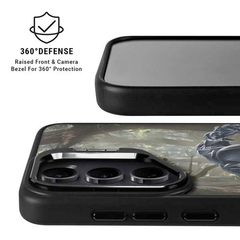 Marvel Black Panther In the Jungle Galaxy S25 Kickstand Case