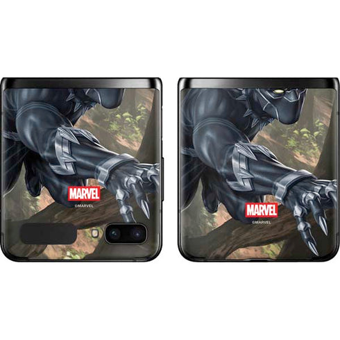 Marvel Black Panther In the Jungle Galaxy Z Flip Skin