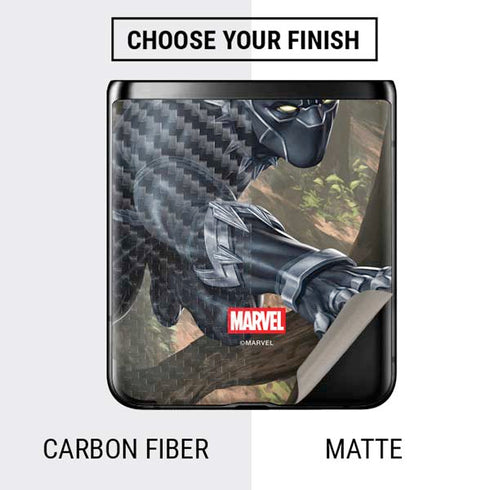 Marvel Black Panther In the Jungle Galaxy Z Flip Skin