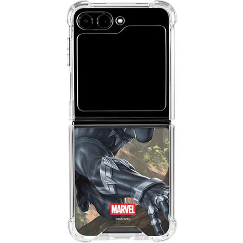 Marvel Black Panther In the Jungle Galaxy Z Flip5 5G Clear Case