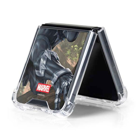 Marvel Black Panther In the Jungle Galaxy Z Flip5 5G Clear Case