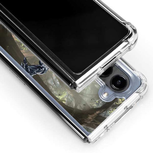 Marvel Black Panther In the Jungle Galaxy Z Fold5 5G Clear Case