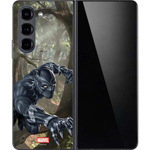 Marvel Black Panther In the Jungle Galaxy Z Fold5 5G Skin