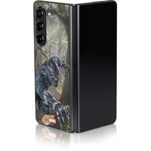 Marvel Black Panther In the Jungle Galaxy Z Fold5 5G Skin