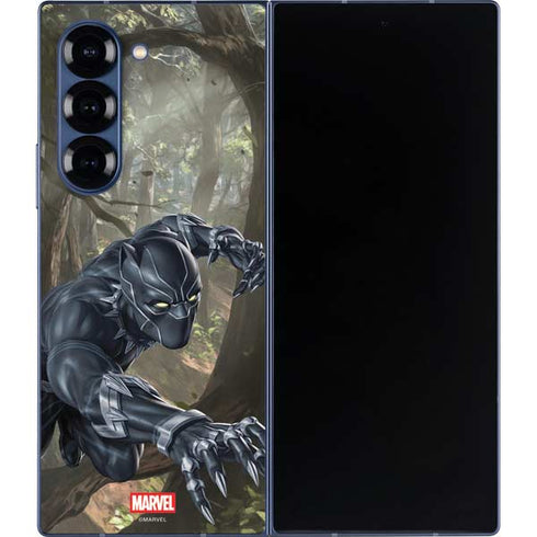 Marvel Black Panther In the Jungle Galaxy Z Fold6 Skin