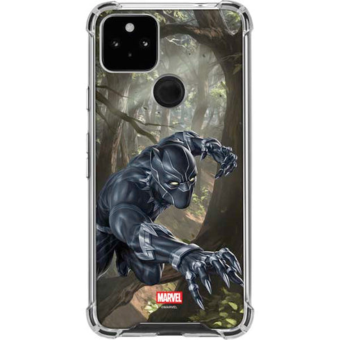 Marvel Black Panther In the Jungle Google Pixel 5a 5G Clear Case