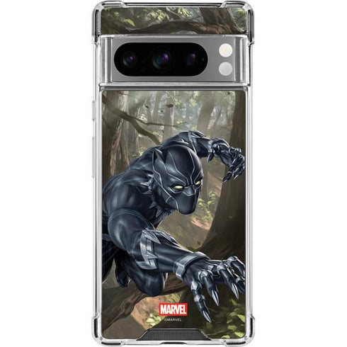Marvel Black Panther In the Jungle Google Pixel 8 Pro Clear Case