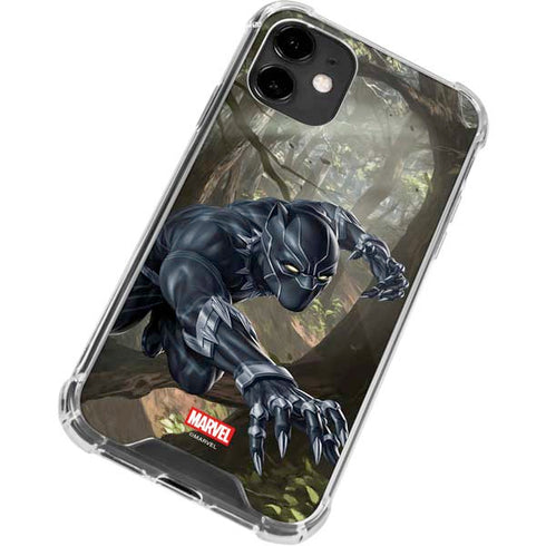 Marvel Black Panther In the Jungle iPhone 12 Clear Case