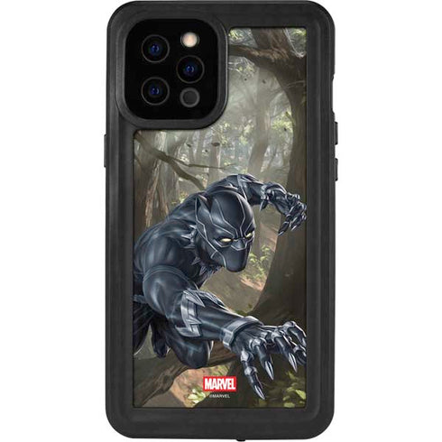 Marvel Black Panther In the Jungle iPhone 12 Pro Max Waterproof Case