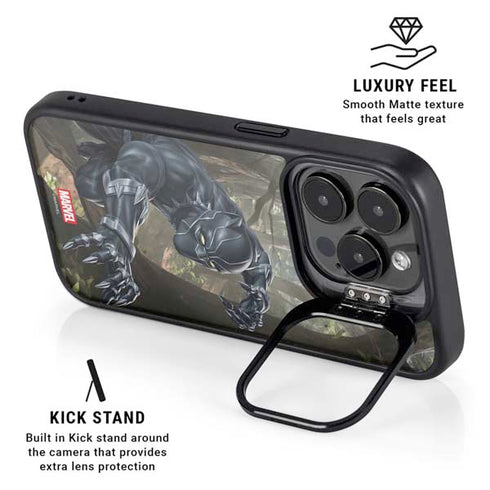 Marvel Black Panther In the Jungle iPhone 13 Pro Kickstand Case