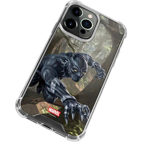 Marvel Black Panther In the Jungle iPhone 13 Pro Max Clear Case