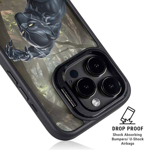 Marvel Black Panther In the Jungle iPhone 14 Pro Kickstand Case