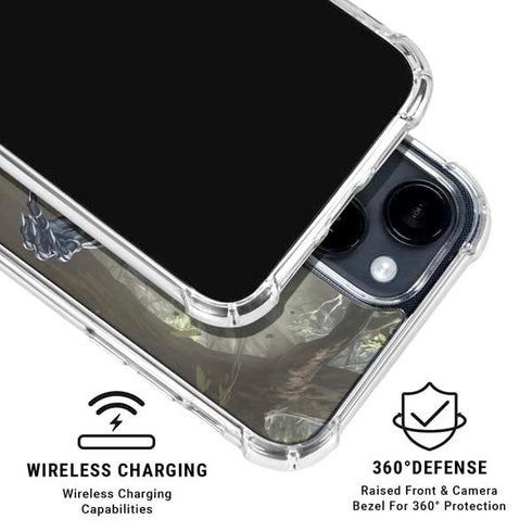 Marvel Black Panther In the Jungle iPhone 15 Clear Case