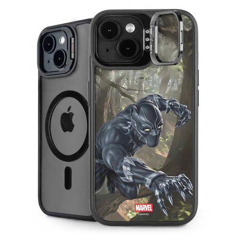 Marvel Black Panther In the Jungle iPhone 15 Kickstand Case