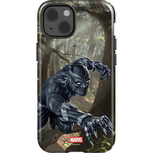 Marvel Black Panther In the Jungle iPhone 15 Plus Impact Case