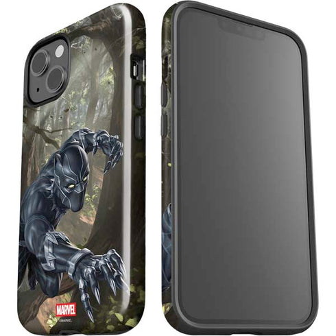 Marvel Black Panther In the Jungle iPhone 15 Plus Impact Case