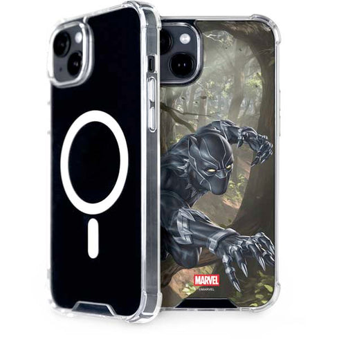 Marvel Black Panther In the Jungle iPhone 15 Plus MagSafe Case