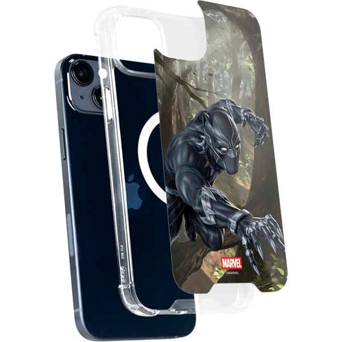 Marvel Black Panther In the Jungle iPhone 15 Plus MagSafe Case