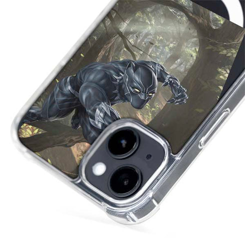 Marvel Black Panther In the Jungle iPhone 15 Plus MagSafe Case