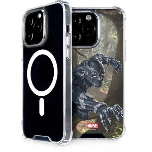 Marvel Black Panther In the Jungle iPhone 15 Pro MagSafe Case