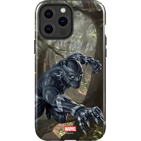 Marvel Black Panther In the Jungle iPhone 15 Pro Max Impact Case