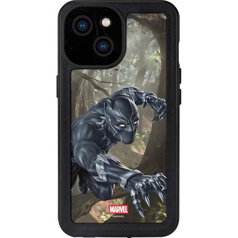 Marvel Black Panther In the Jungle iPhone 15 Waterproof Case