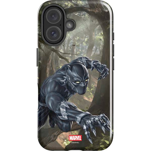 Marvel Black Panther In the Jungle iPhone 16 Plus Impact Case