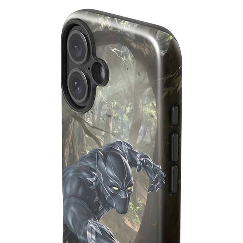 Marvel Black Panther In the Jungle iPhone 16 Plus Impact Case