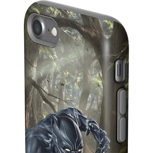 Marvel Black Panther In the Jungle iPhone SE (2nd & 3rd Gen) Pro Case
