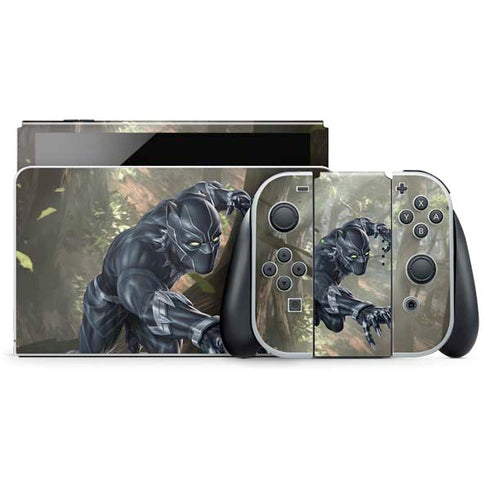 Marvel Black Panther In the Jungle Nintendo Skins