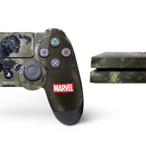 Marvel Black Panther In the Jungle PS4 Console and Controller Bundle Skin