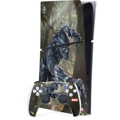 Marvel Black Panther In the Jungle PS5 Slim Digital Edition Bundle Skin