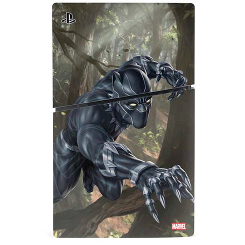 Marvel Black Panther In the Jungle PS5 Slim Disk Console Skin