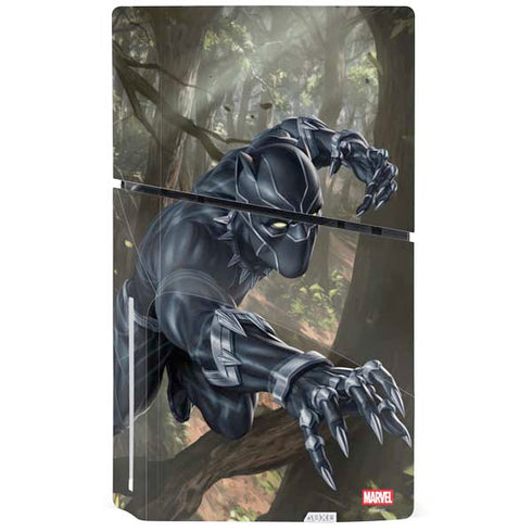 Marvel Black Panther In the Jungle PS5 Slim Disk Console Skin